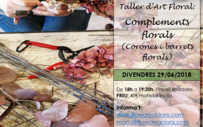 Taller d’art floral: Complements florals (corones i barrets florals)